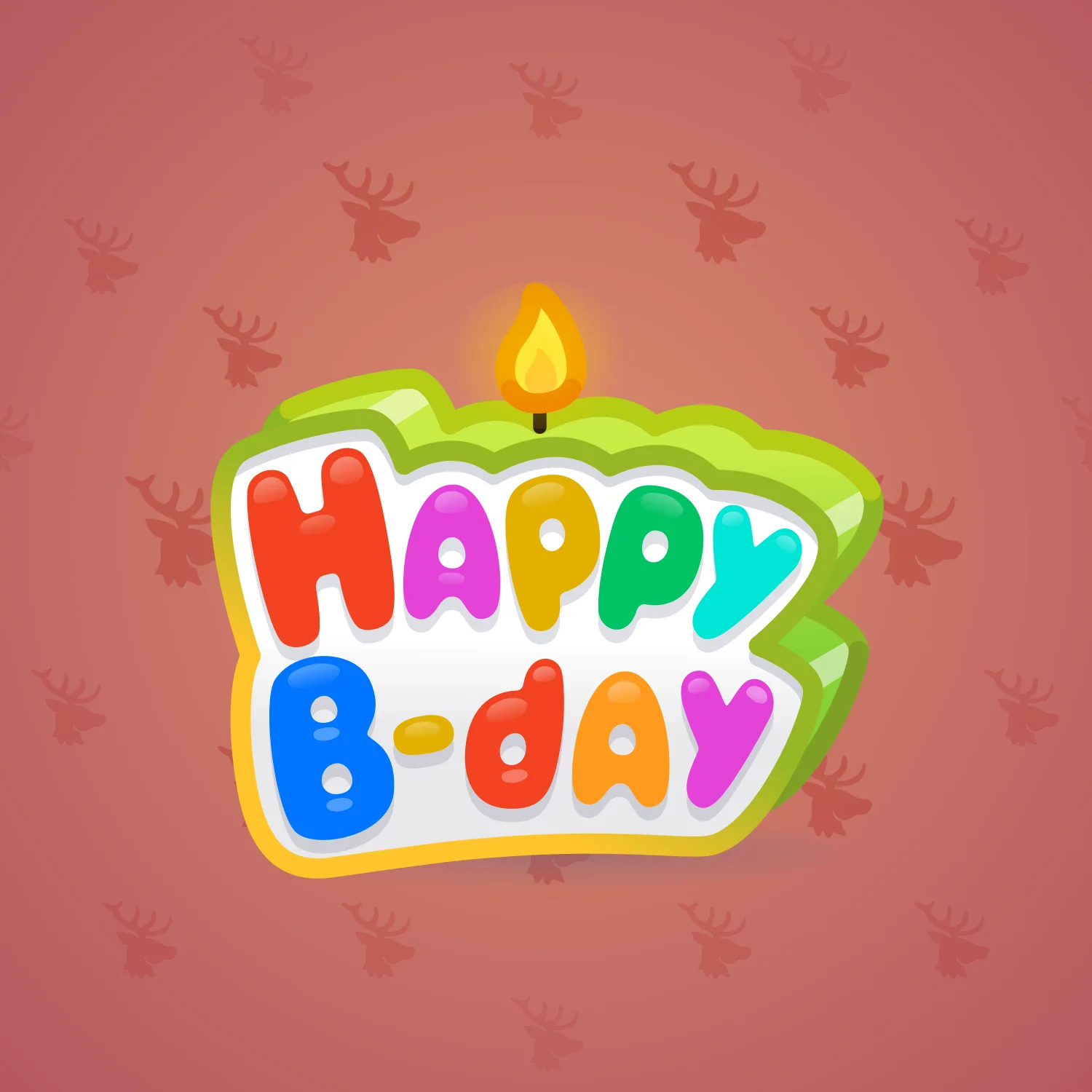 B-Day Candle