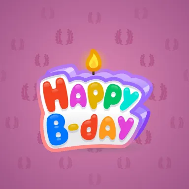 B-Day Candle