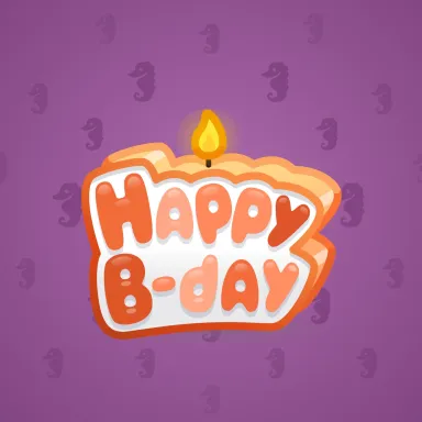 B-Day Candle #176905