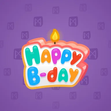 B-Day Candle