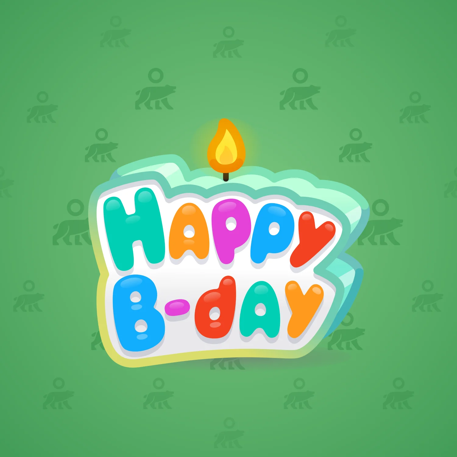 B-Day Candle