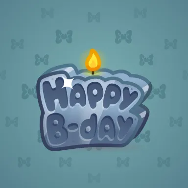 B-Day Candle #177725