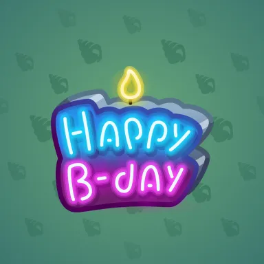 B-Day Candle