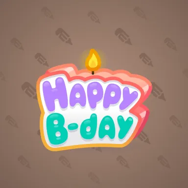 B-Day Candle