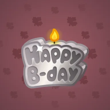 B-Day Candle #17990