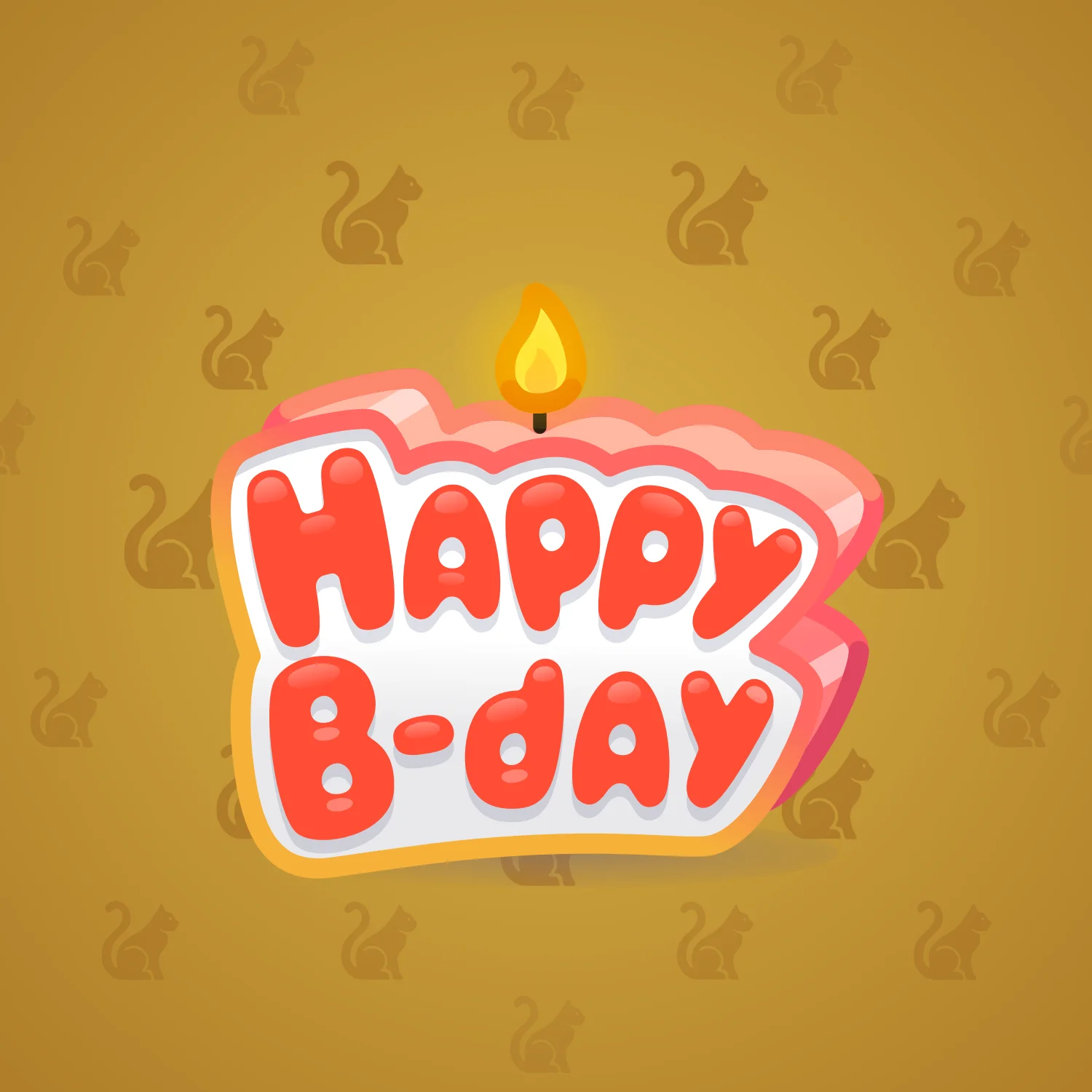 B-Day Candle