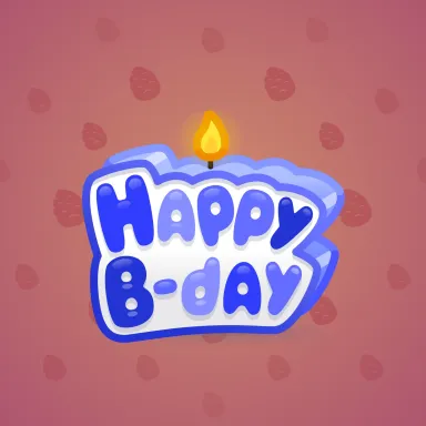 B-Day Candle #180440