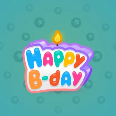 B-Day Candle #180638