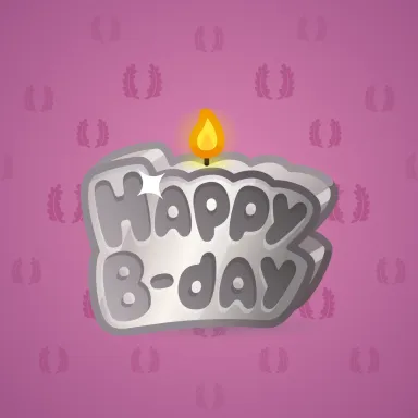 B-Day Candle