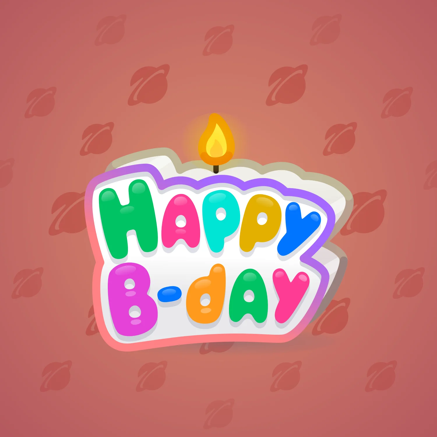 B-Day Candle