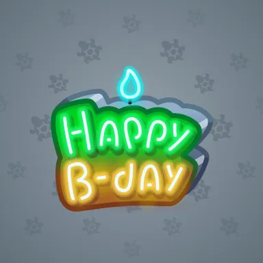 B-Day Candle