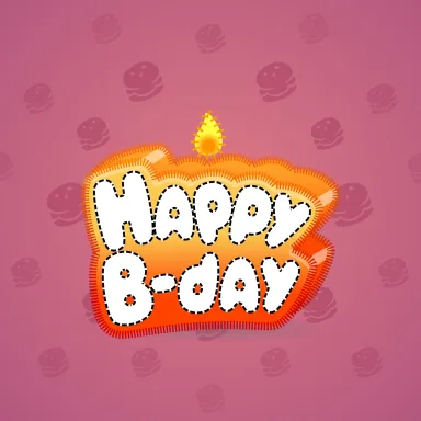 B-Day Candle #185720