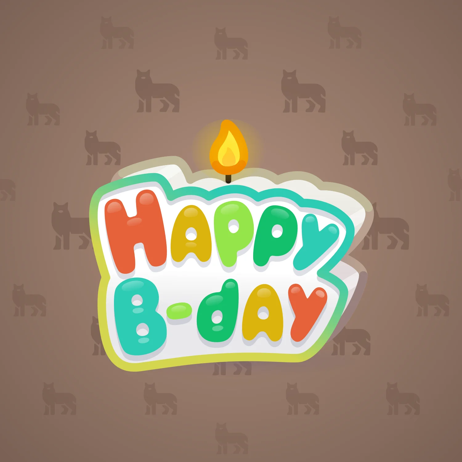 B-Day Candle #186194