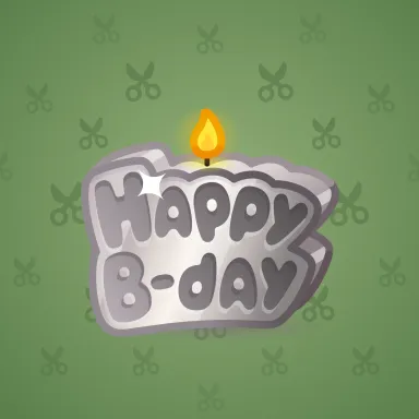 B-Day Candle #186381