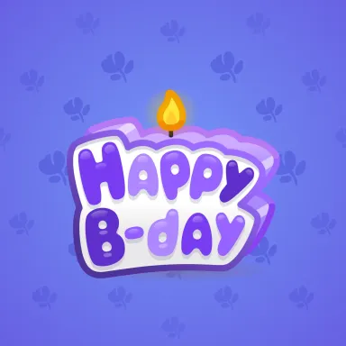 B-Day Candle