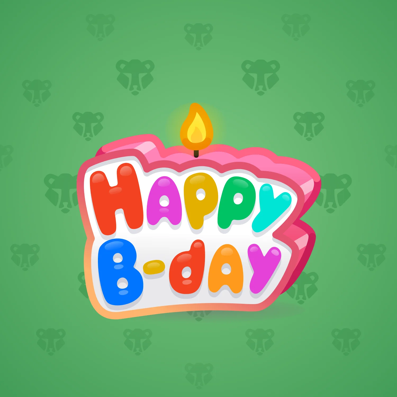 B-Day Candle