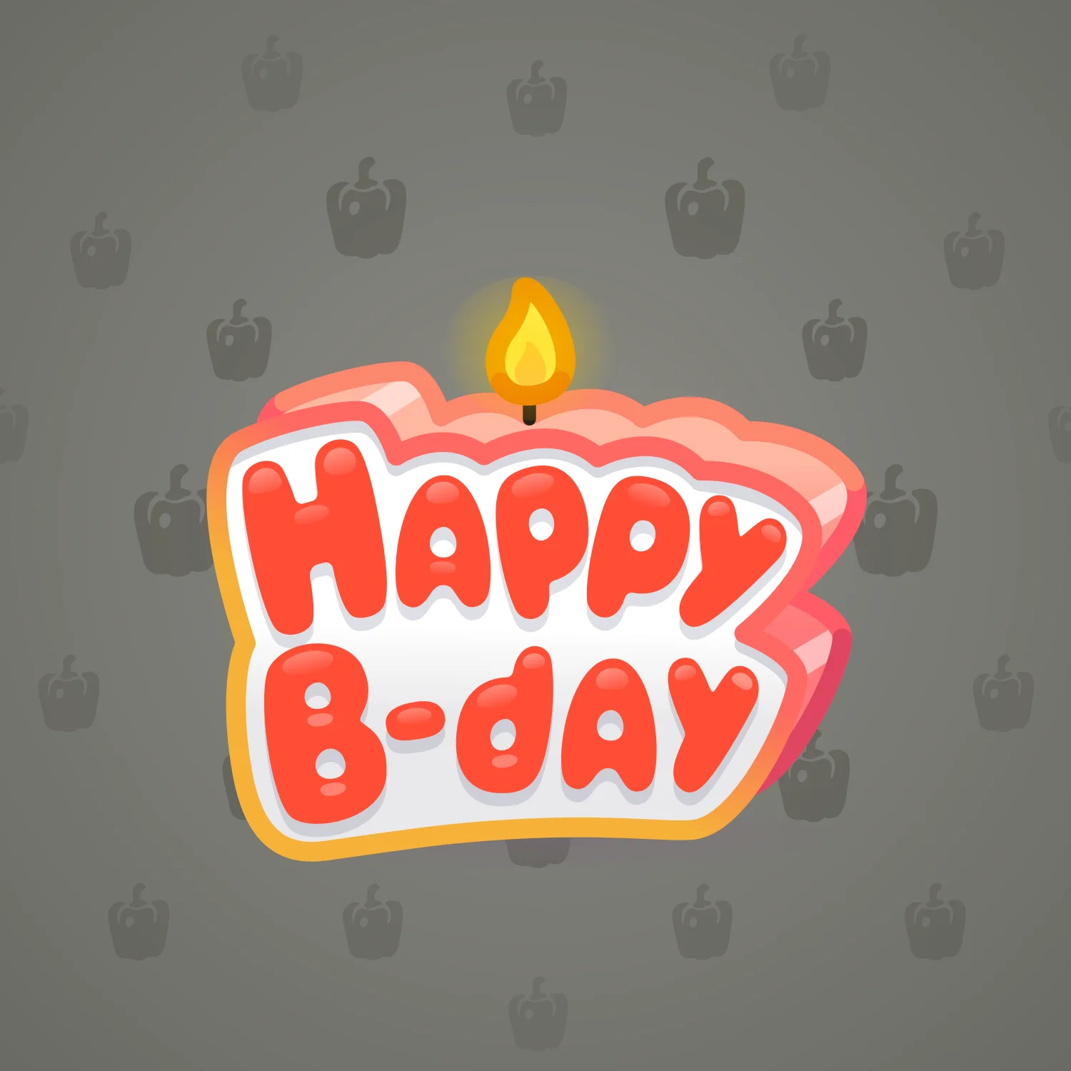 B-Day Candle #187595