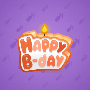 B-Day Candle #188242