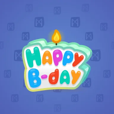 B-Day Candle #188421