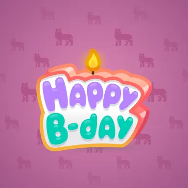 B-Day Candle
