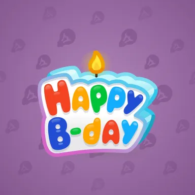 B-Day Candle #188673