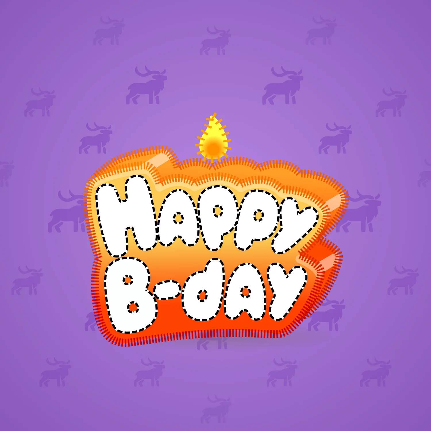 B-Day Candle #189503