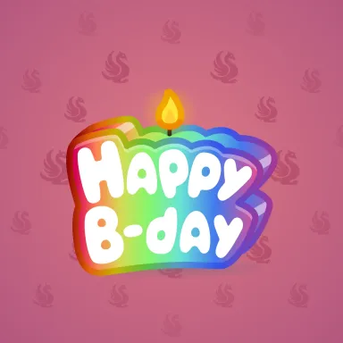 B-Day Candle #189646