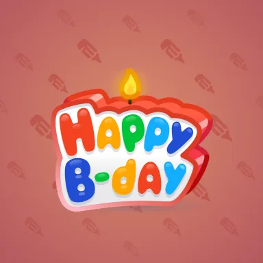B-Day Candle