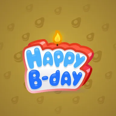 B-Day Candle