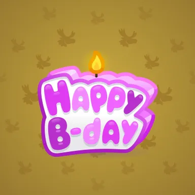 B-Day Candle