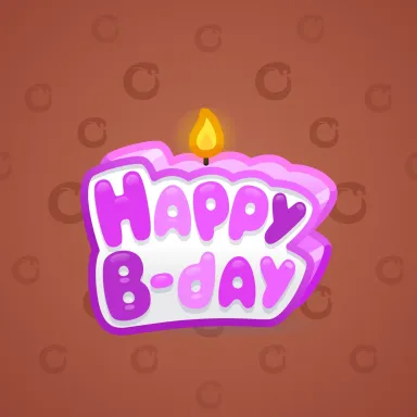 B-Day Candle #192342