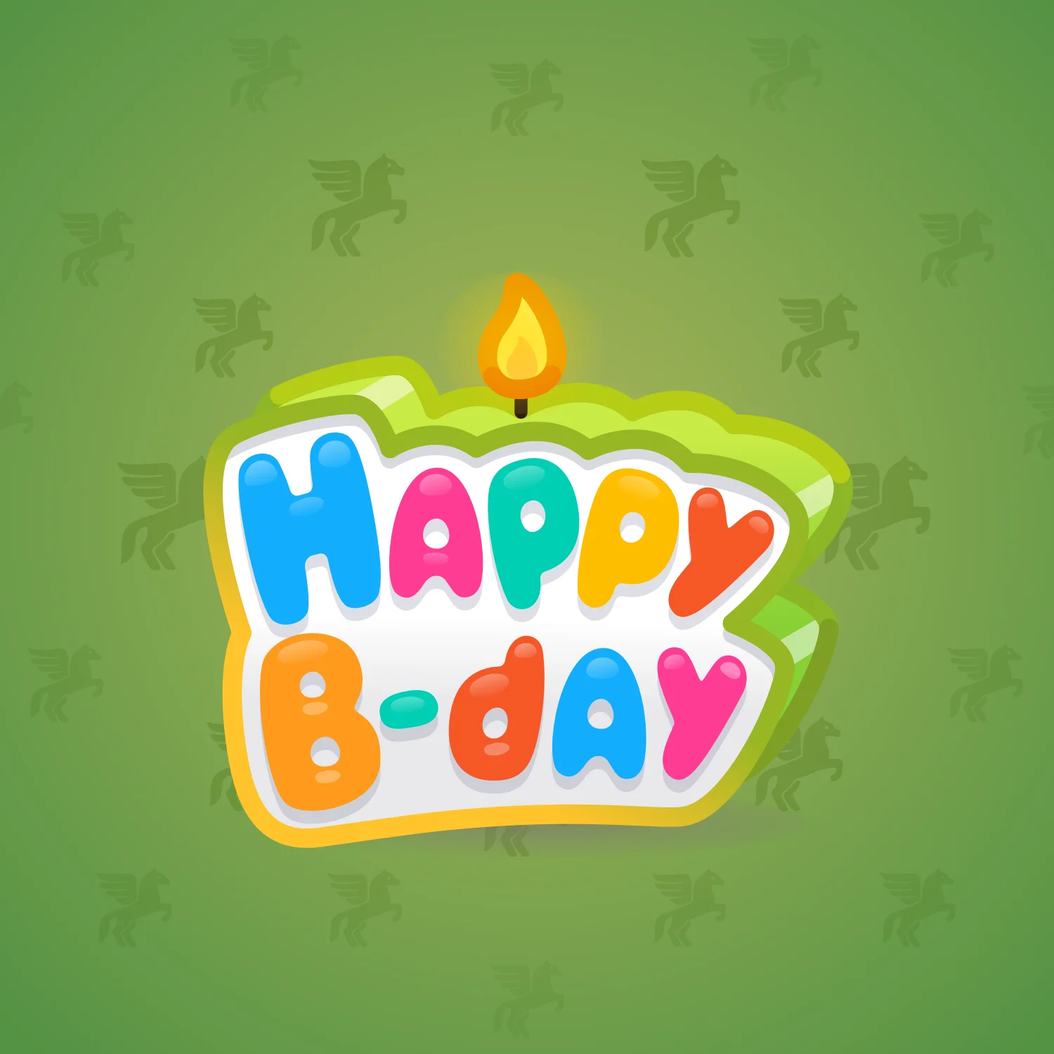 B-Day Candle #192579
