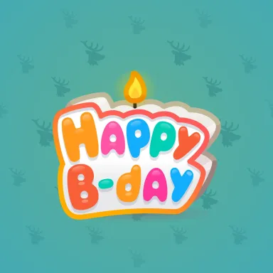 B-Day Candle #19434
