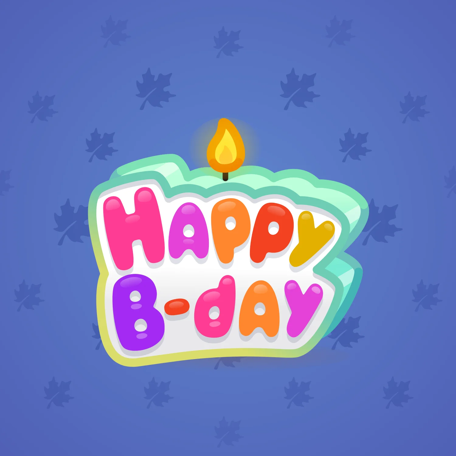 B-Day Candle