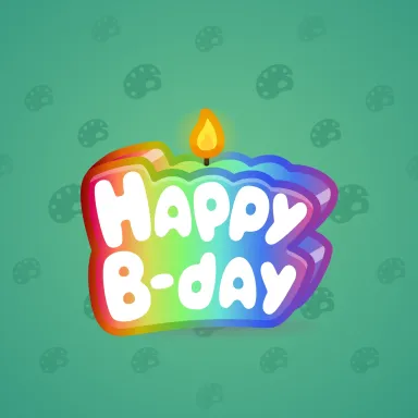 B-Day Candle #196333