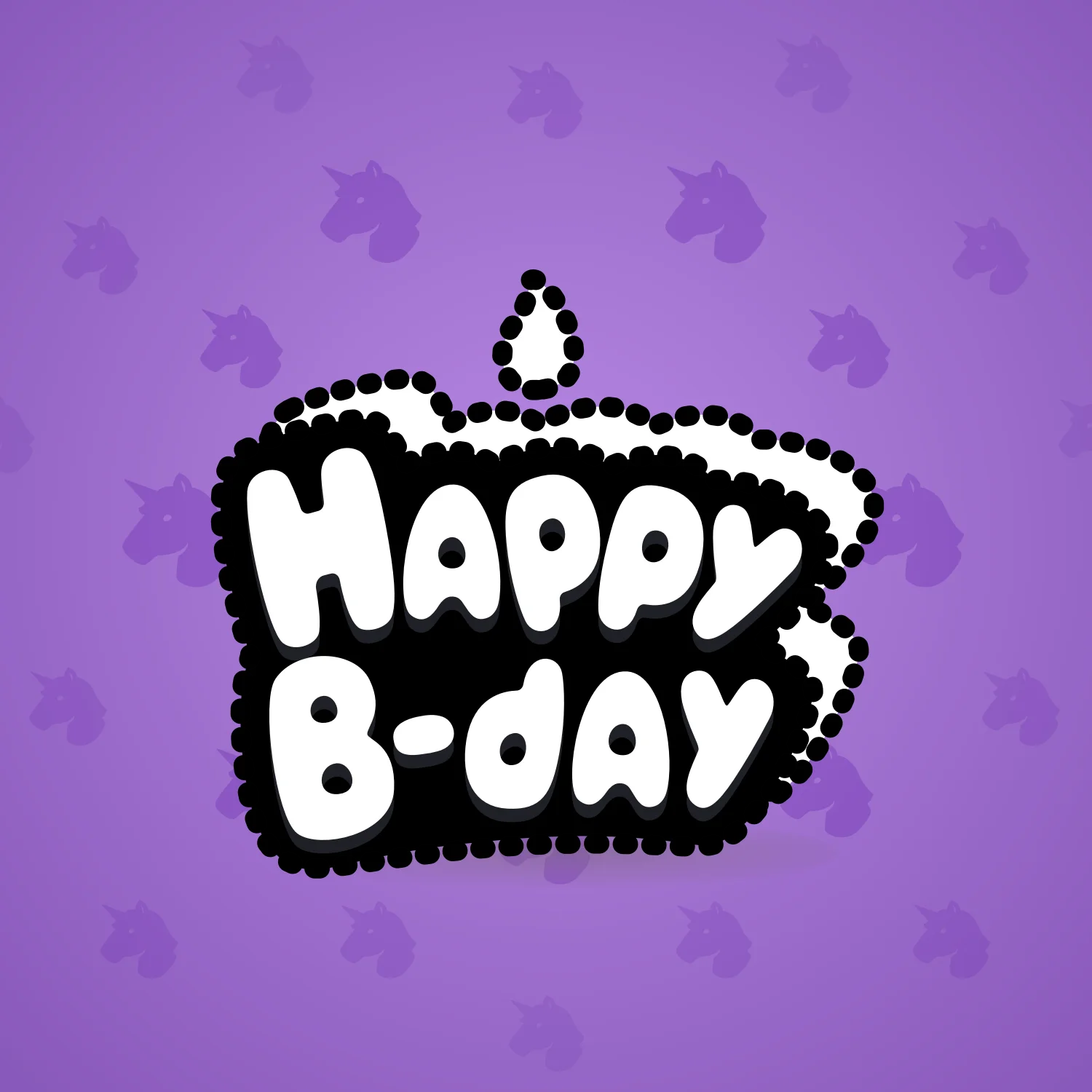 B-Day Candle