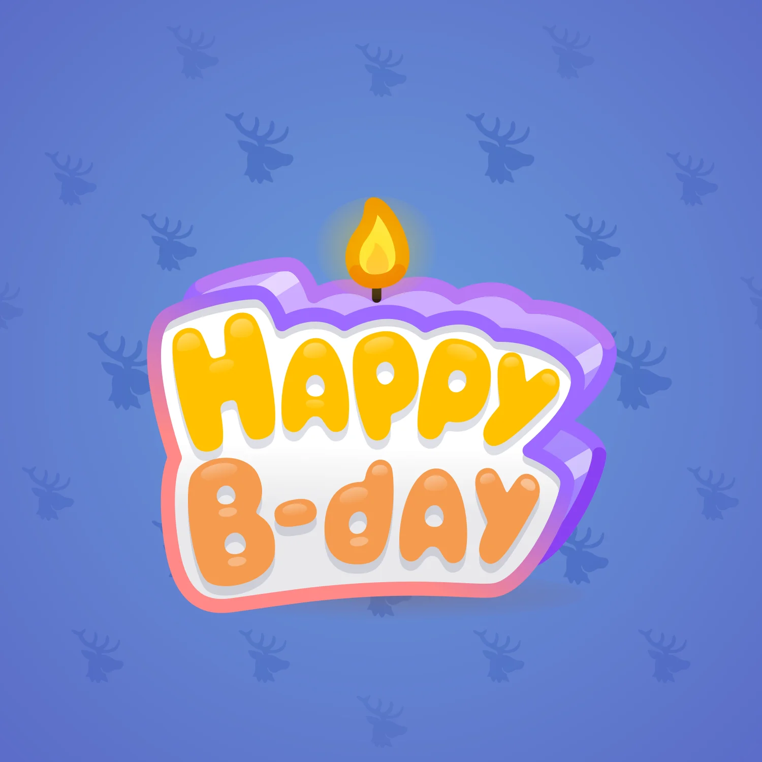 B-Day Candle