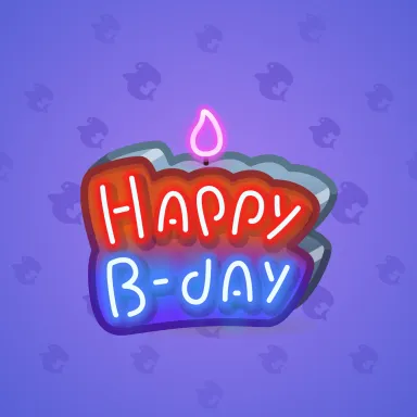 B-Day Candle
