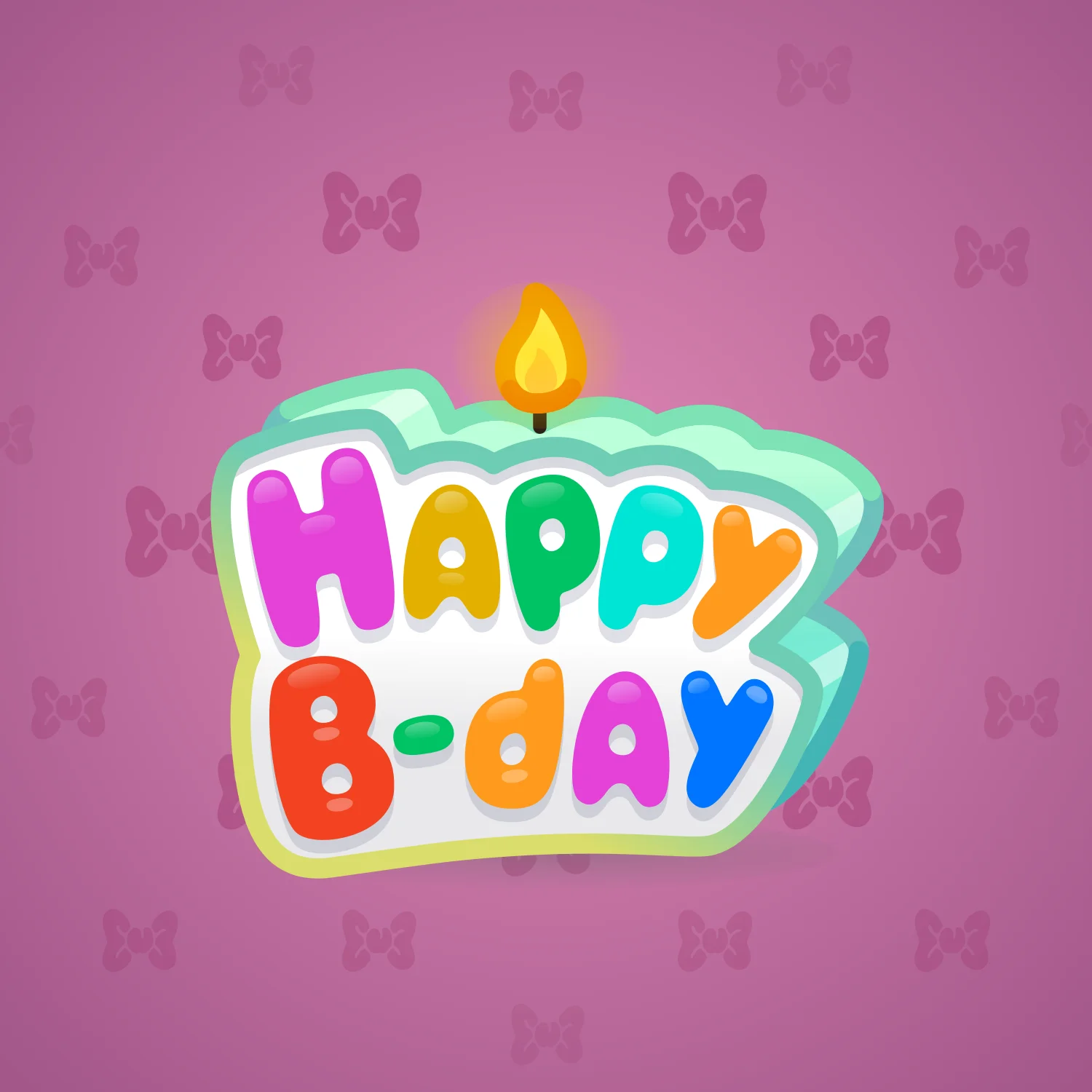 B-Day Candle #197479