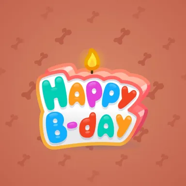 B-Day Candle #198581