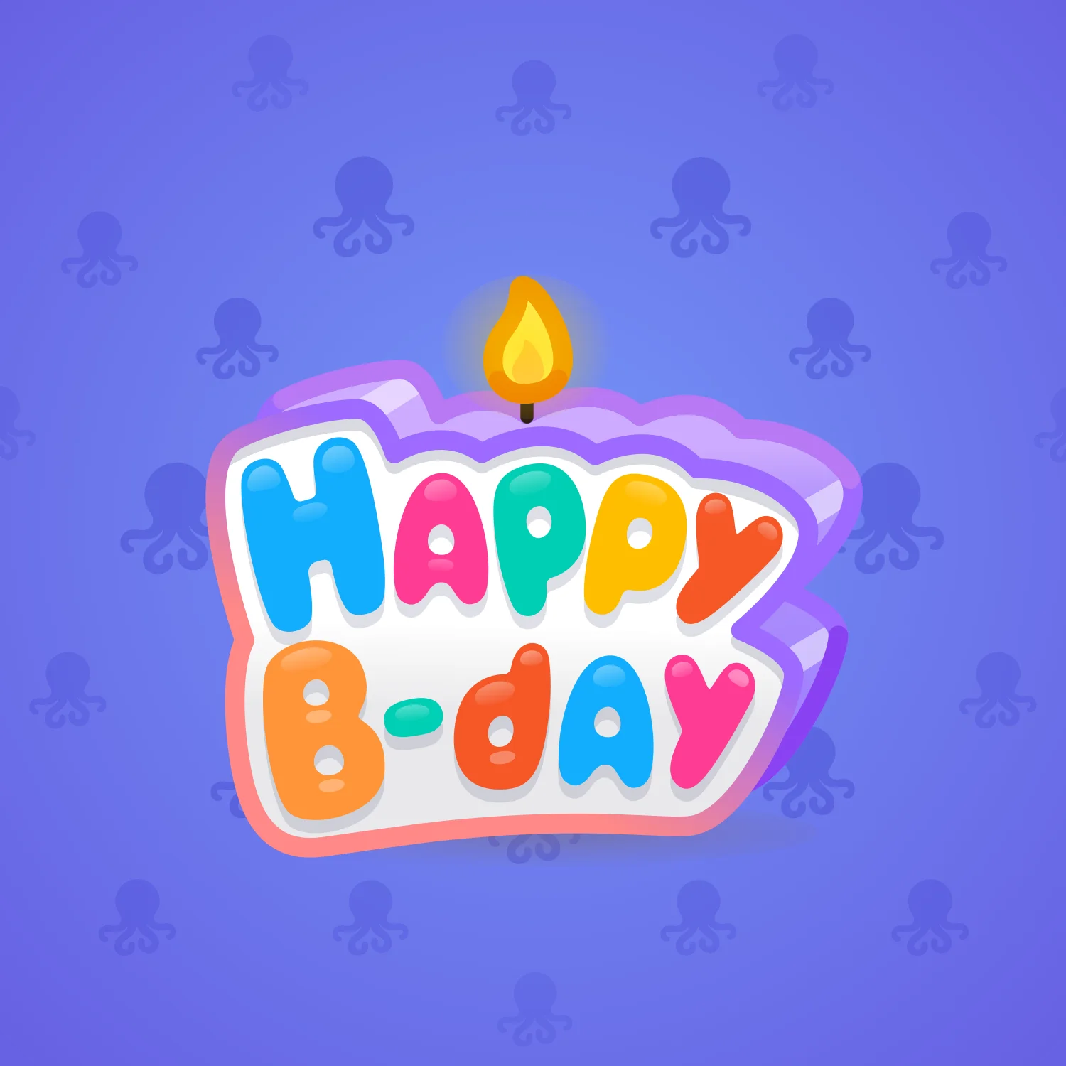 B-Day Candle #199656