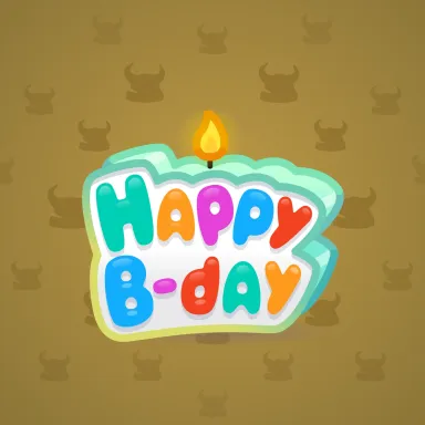 B-Day Candle #199756
