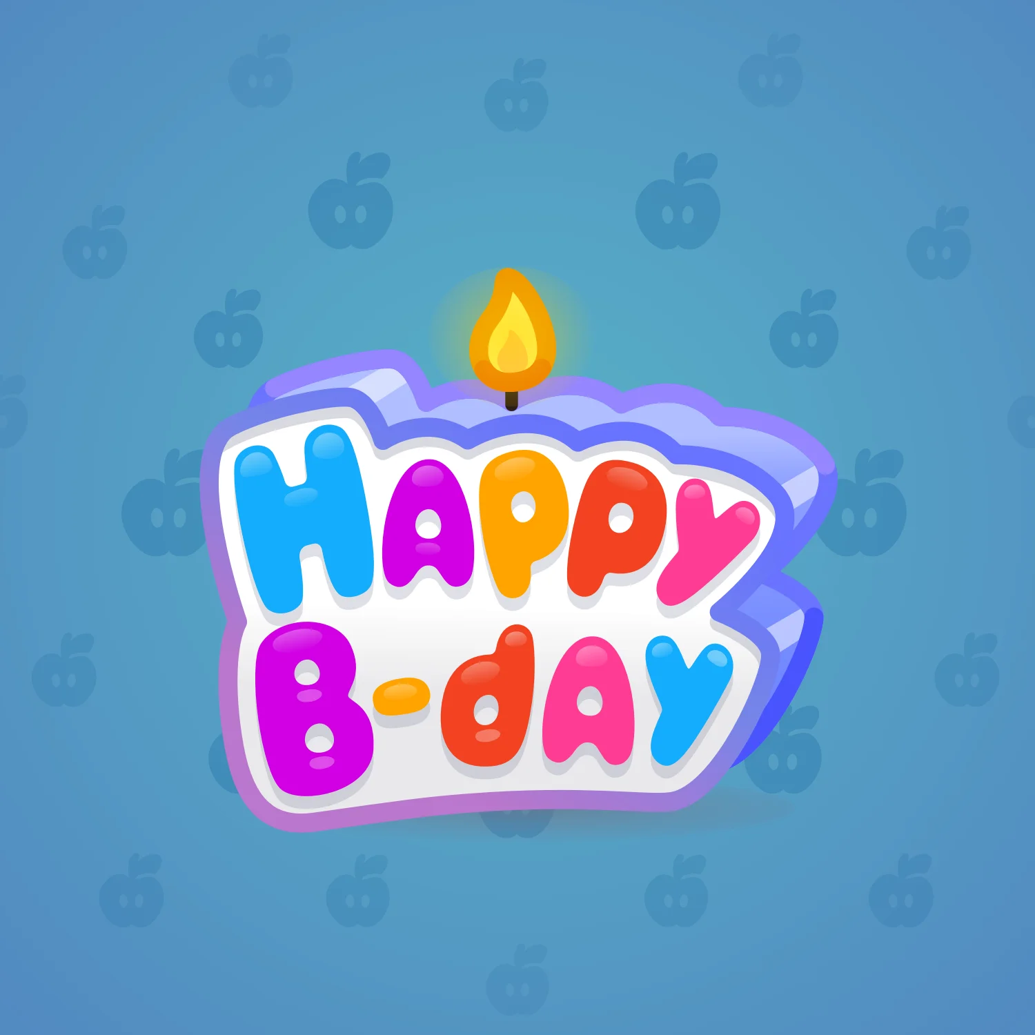 B-Day Candle #199762
