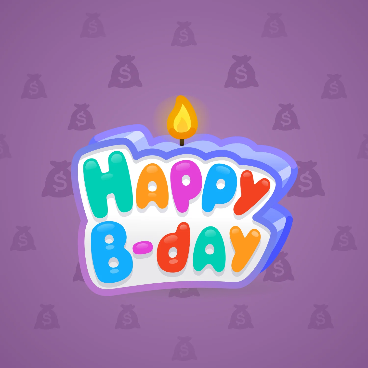 B-Day Candle