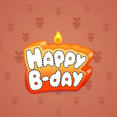 B-Day Candle #200497