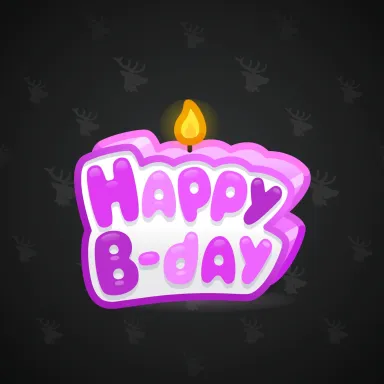 B-Day Candle