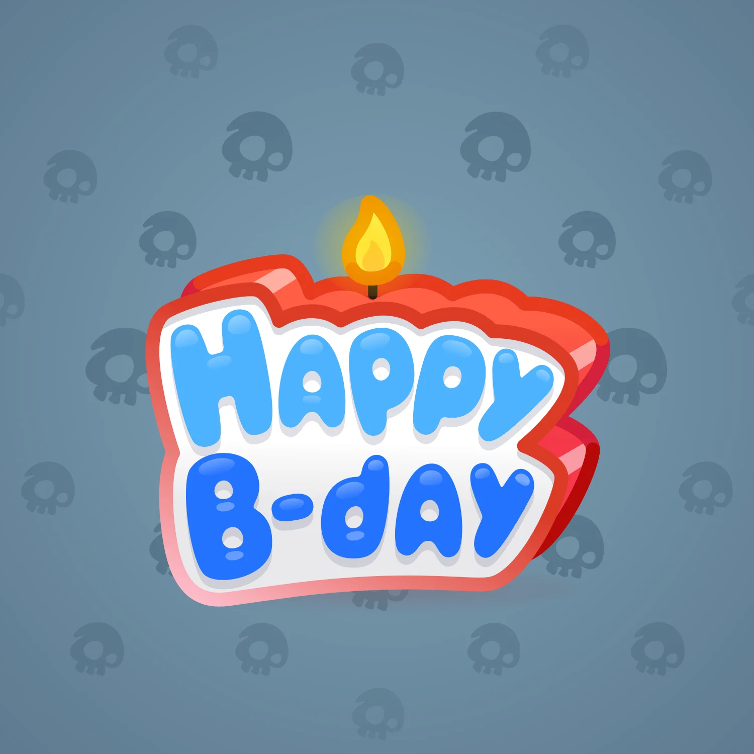 B-Day Candle #20241