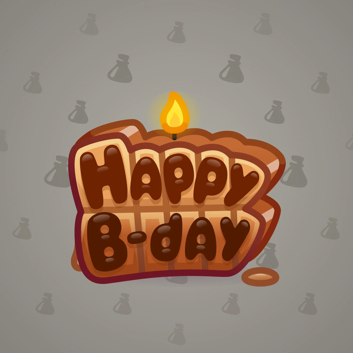 B-Day Candle #202829