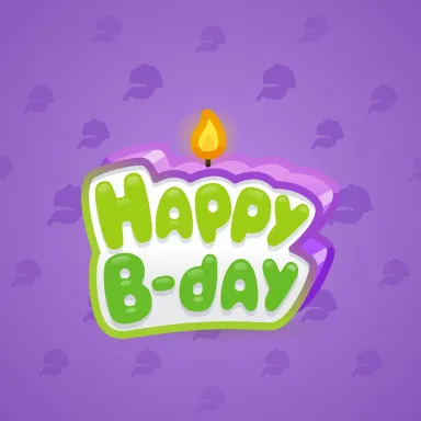 B-Day Candle