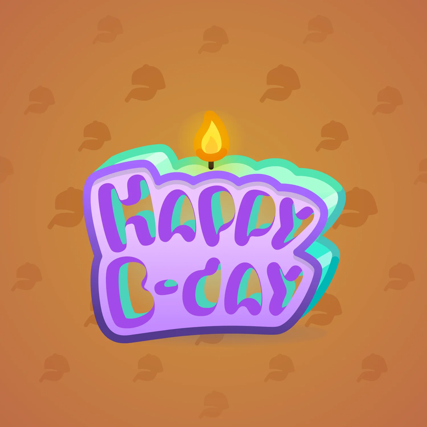 B-Day Candle